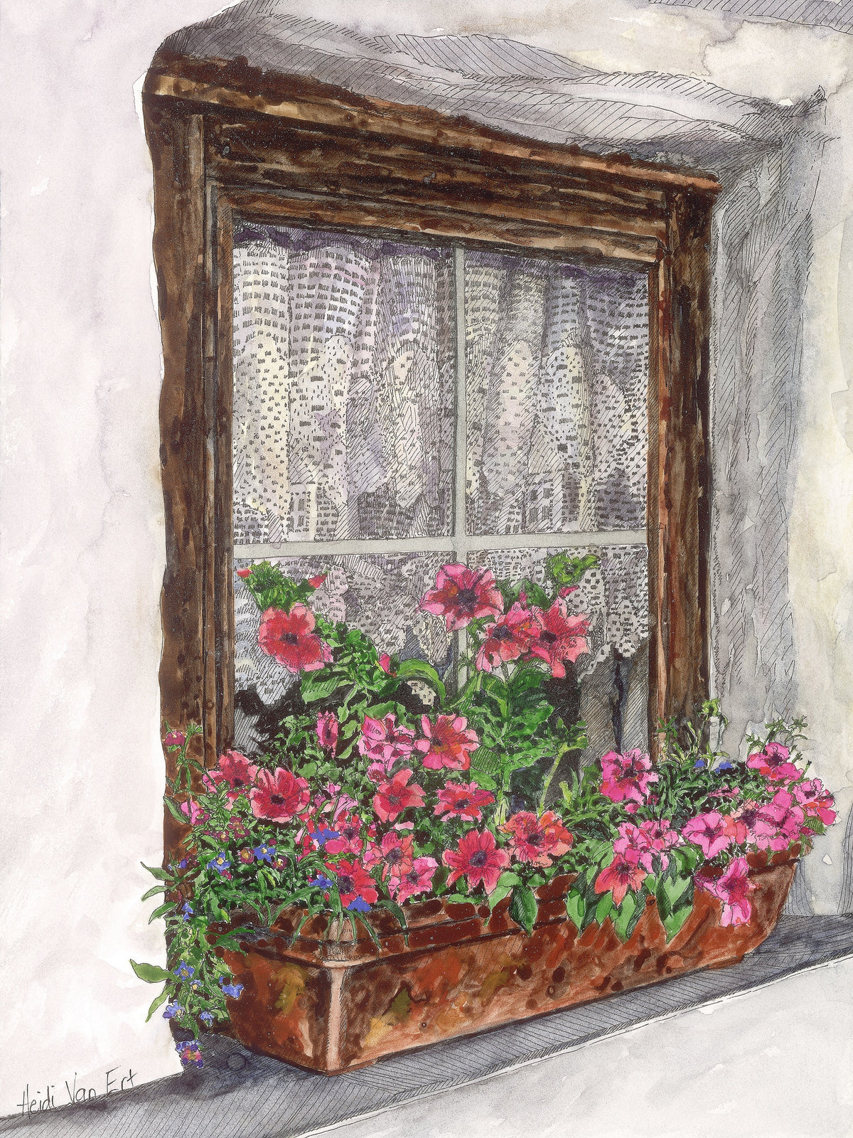 Grandmother&#39;s Window (PTFLH-18) by Heidi Van Ert