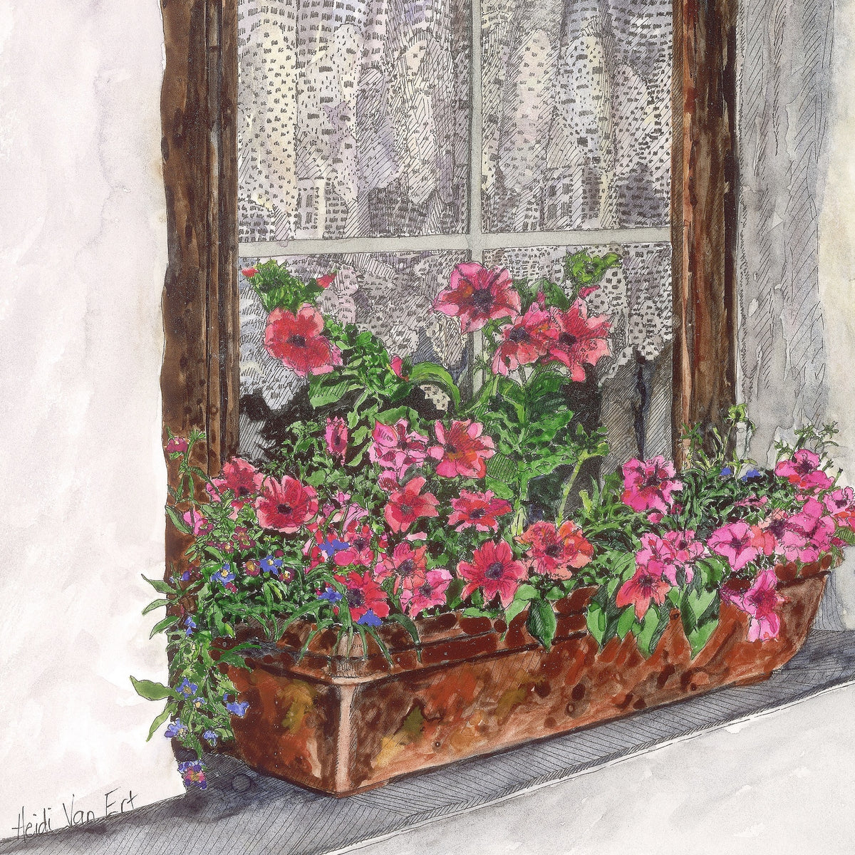 Grandmother&#39;s Window (PTFLH-18) by Heidi Van Ert