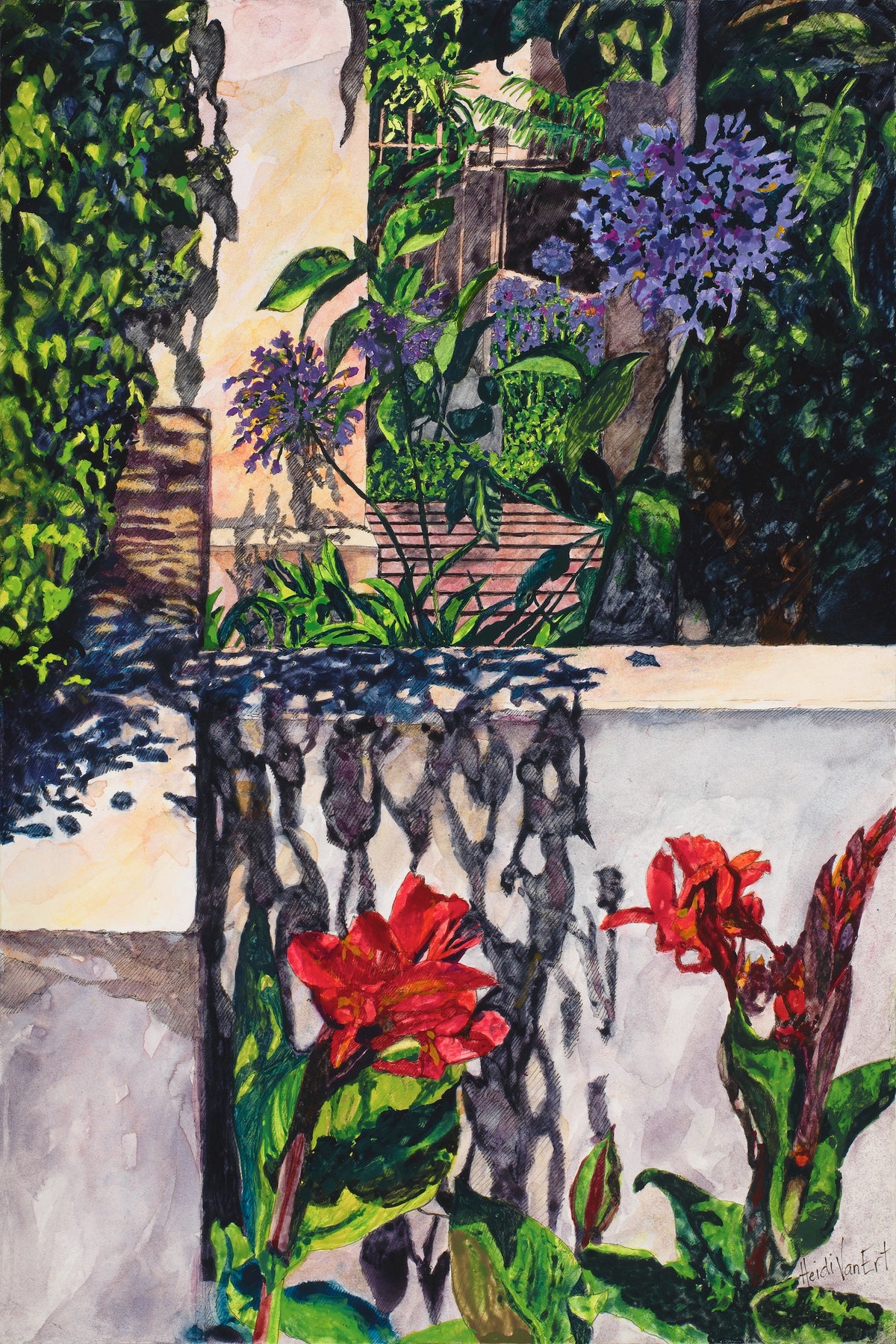 Bright Colors, Deep Shadows (PTFLH-42) by Heidi Van Ert
